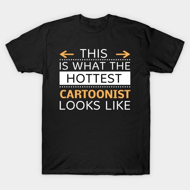 Cartoonist Looks Like Creative Job Typography Design T-Shirt by Stylomart